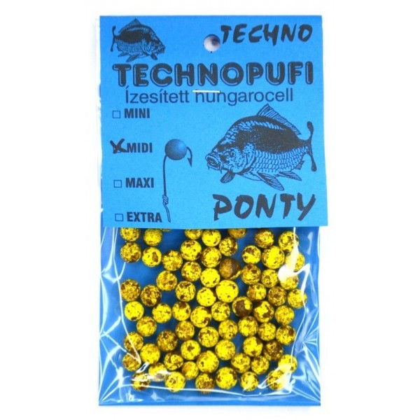 Пінопласт на гачок, Techno Міді, 4-6мм, смак Карп